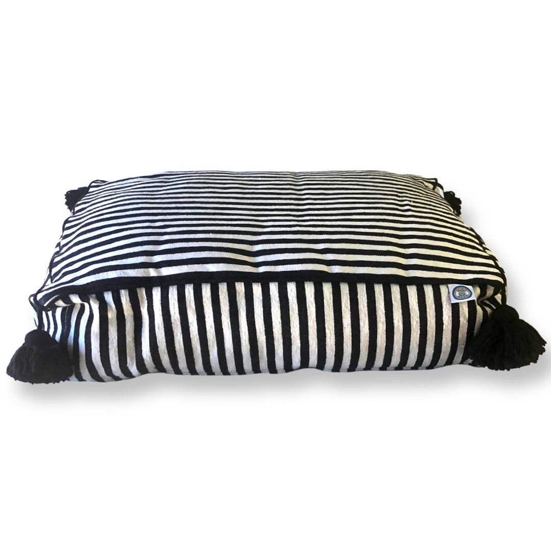 MARTHA PET BED large BLACK/WHITE/BLACK