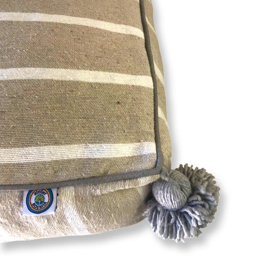 MARTHA PET BED large OATMEAL/CREAM/GRAY