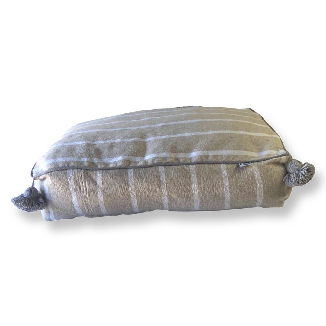 MARTHA PET BED large OATMEAL/CREAM/GRAY