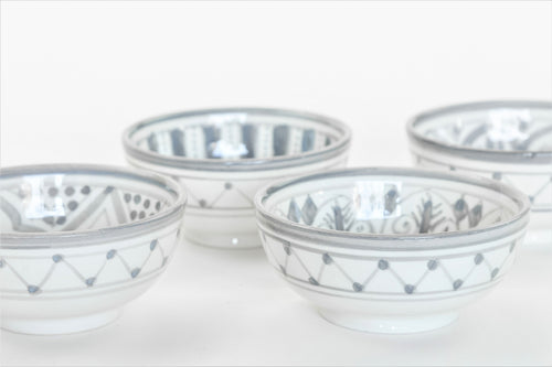 SAFI TAPAS bowl set of 4-GRAY