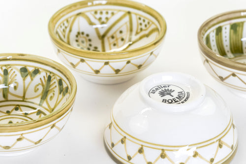Safi Tapas Bowl Set Of 4 Olive - atelierBoemia - atelierboemia.com