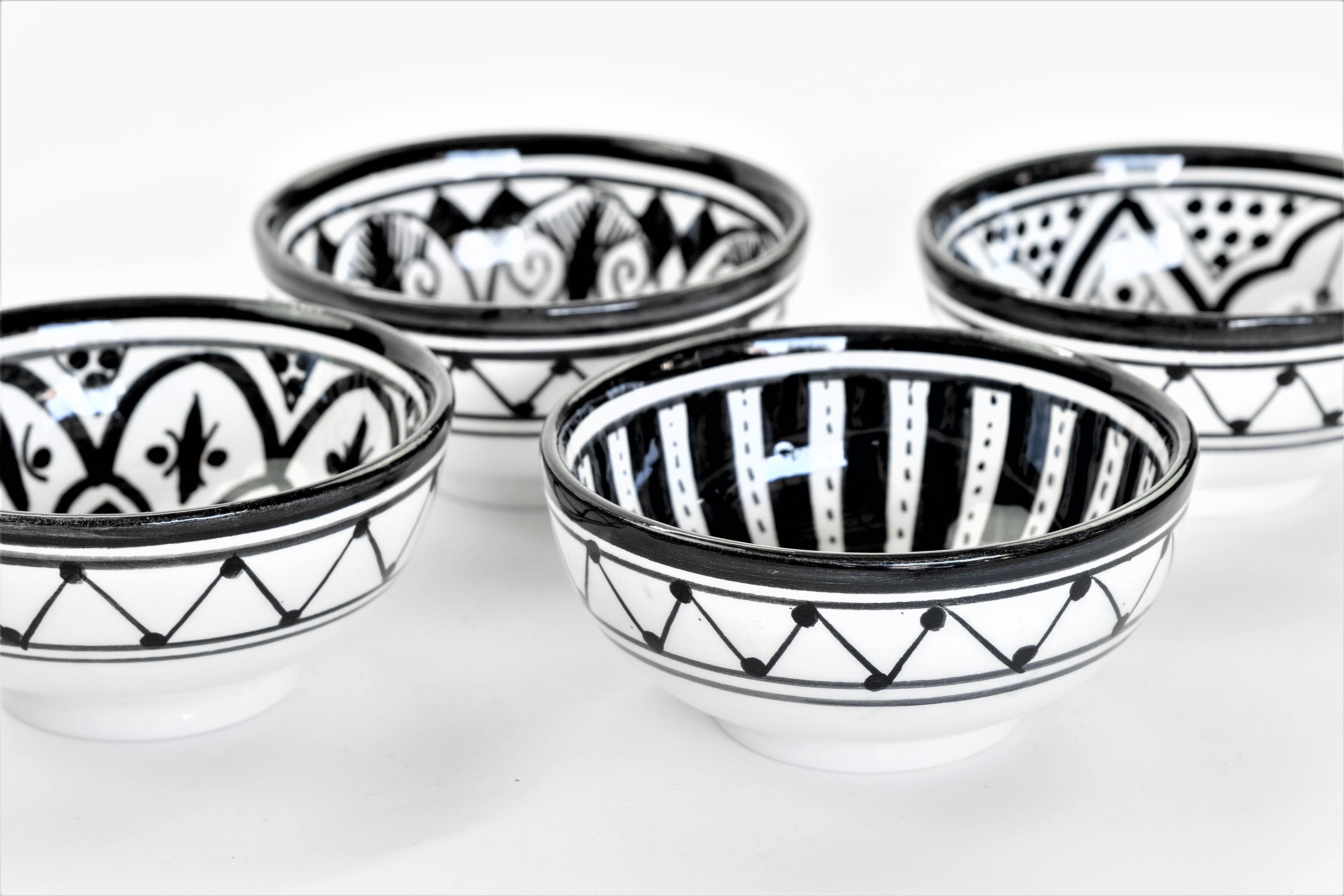 SAFI TAPAS bowl set of 4-BLACK