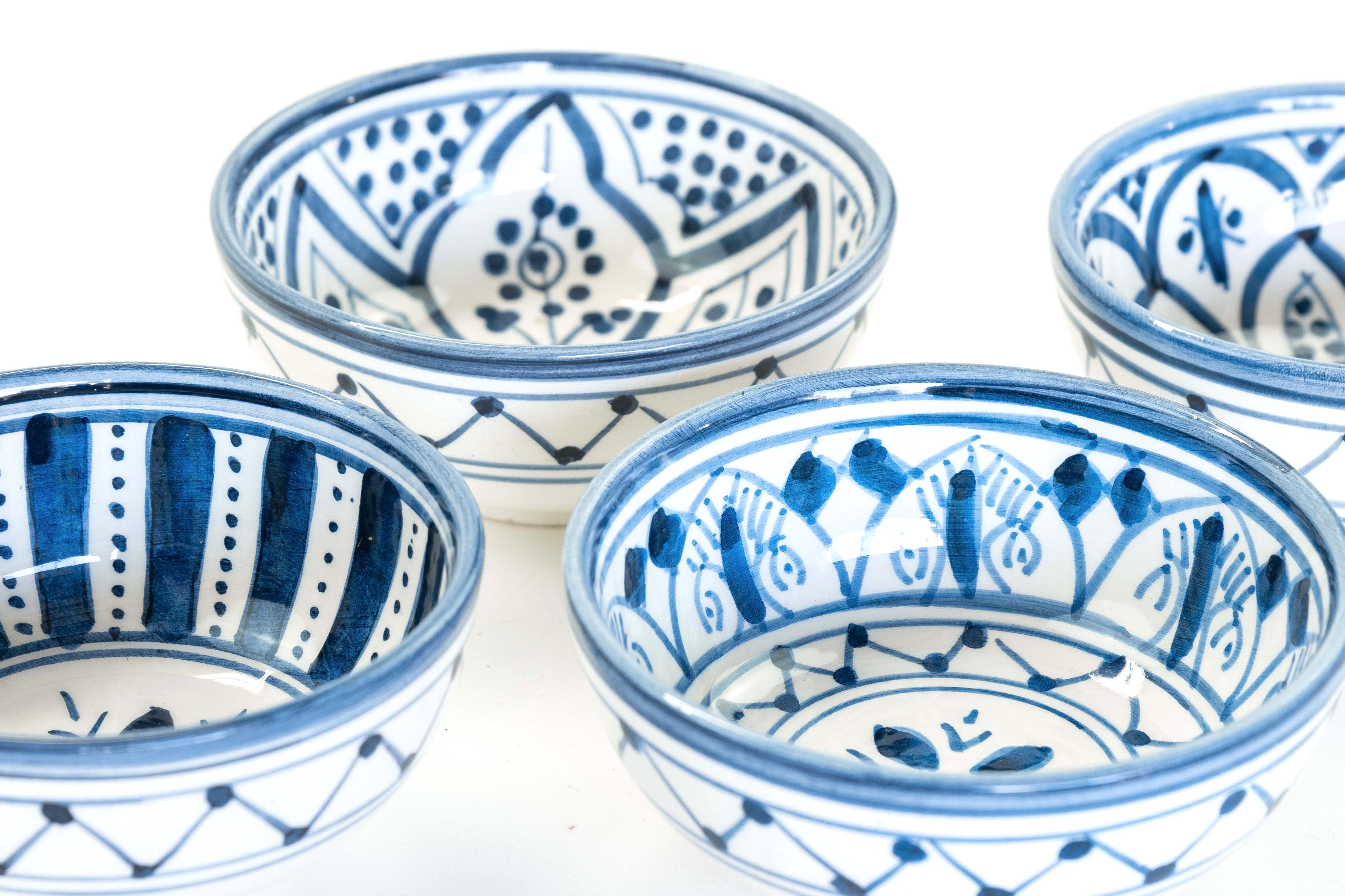 SAFI TAPAS bowl set of 4-NAVY