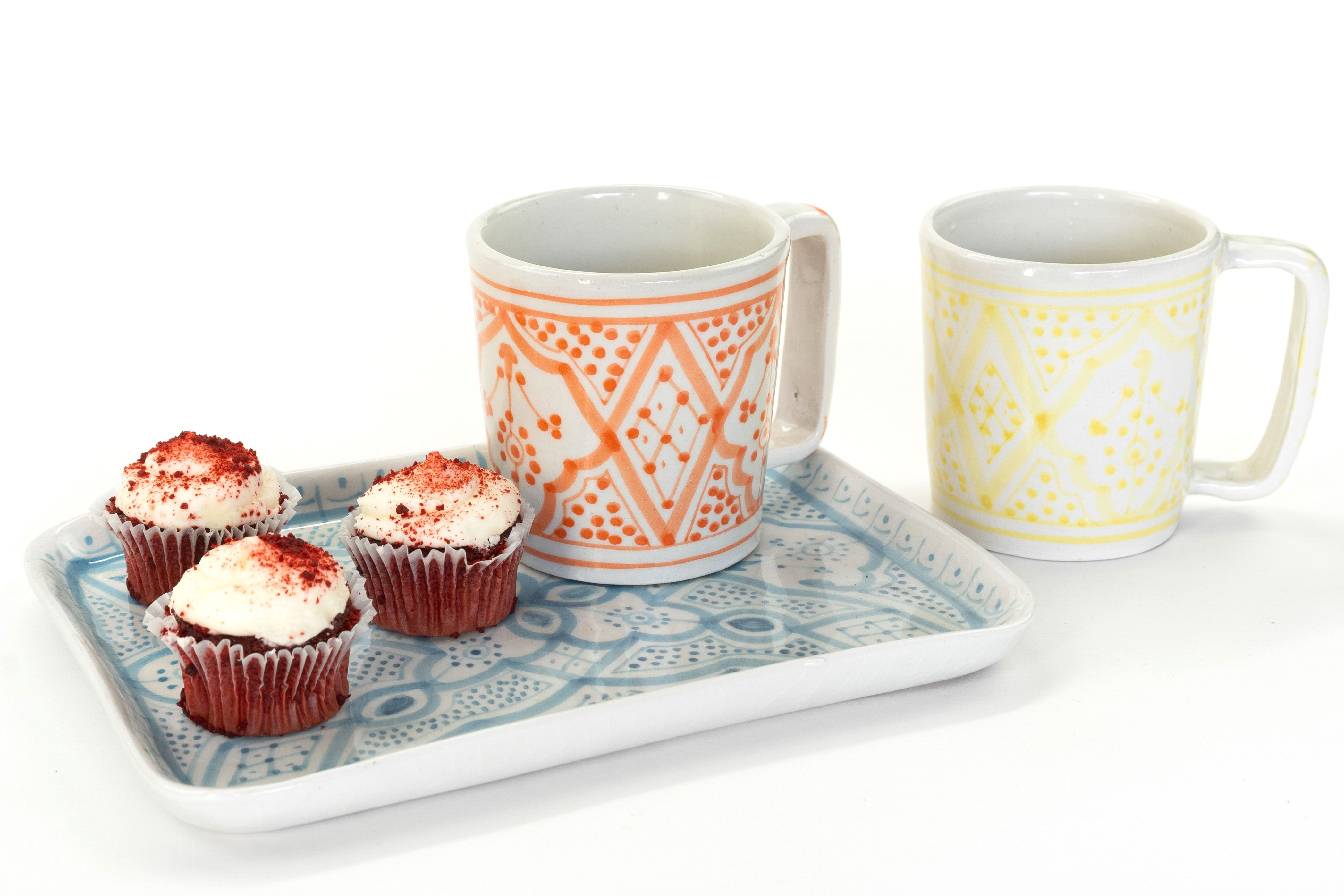 MUG set of 2 ORANGE/YELLOW