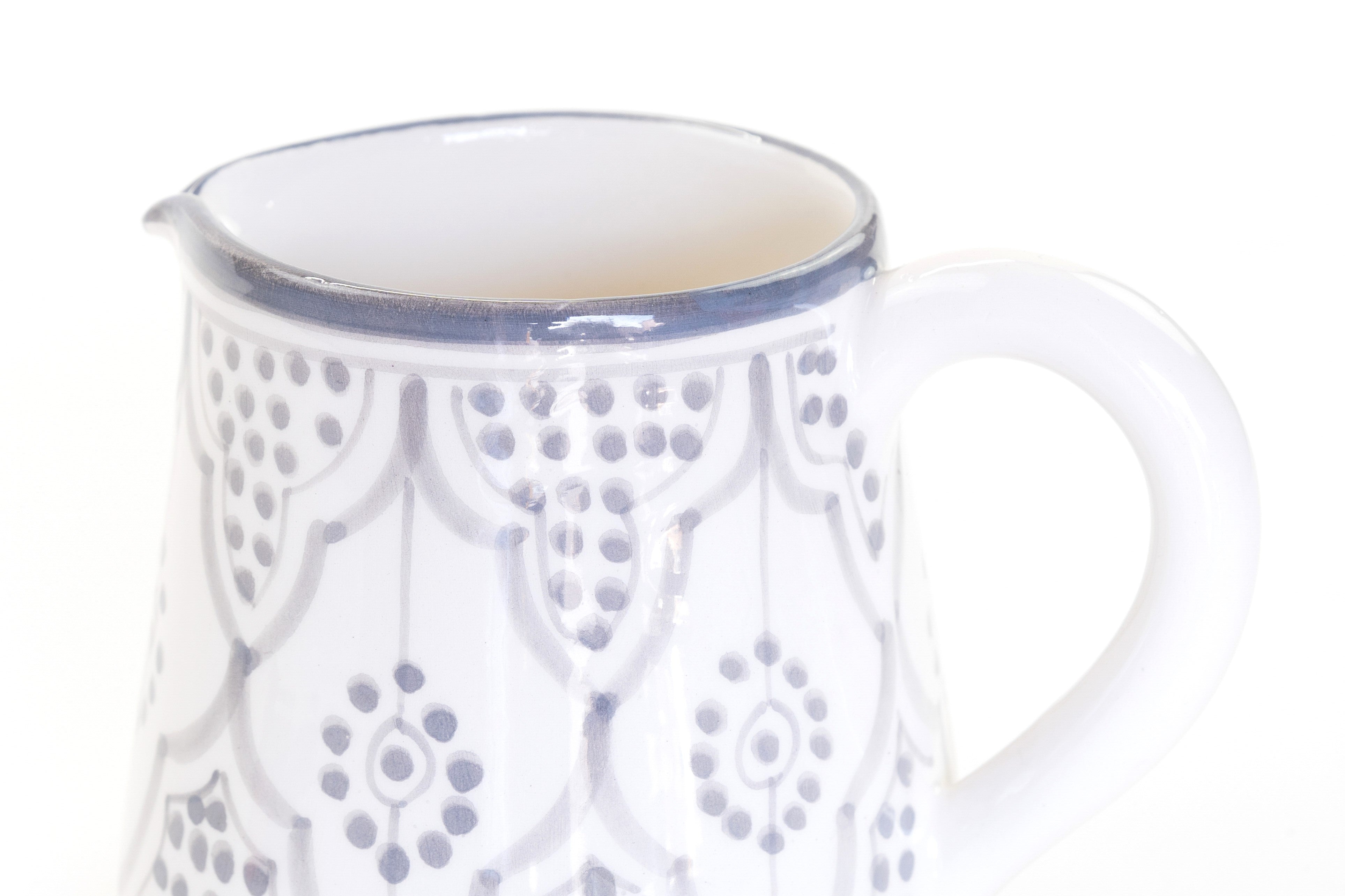 MILK pitcher GRAY