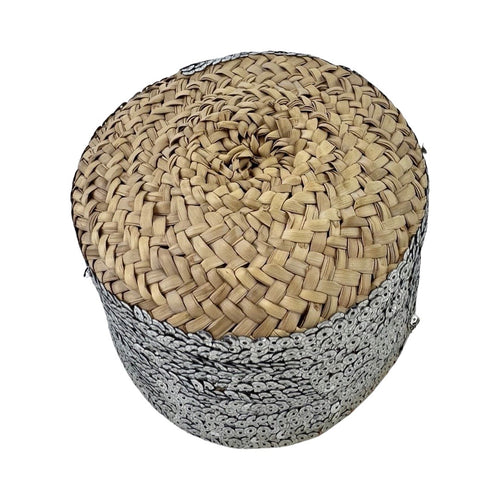 SEQUIN BASKET no handles