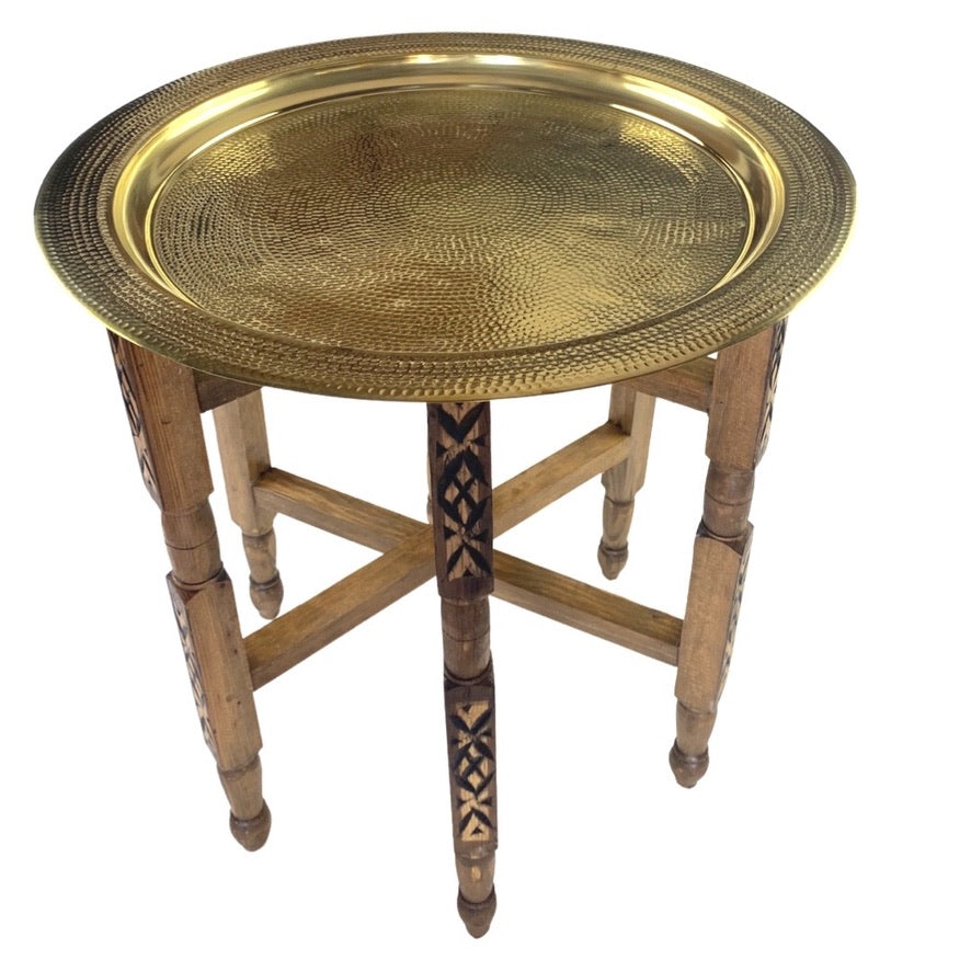 FREDDIE folding table BRASS