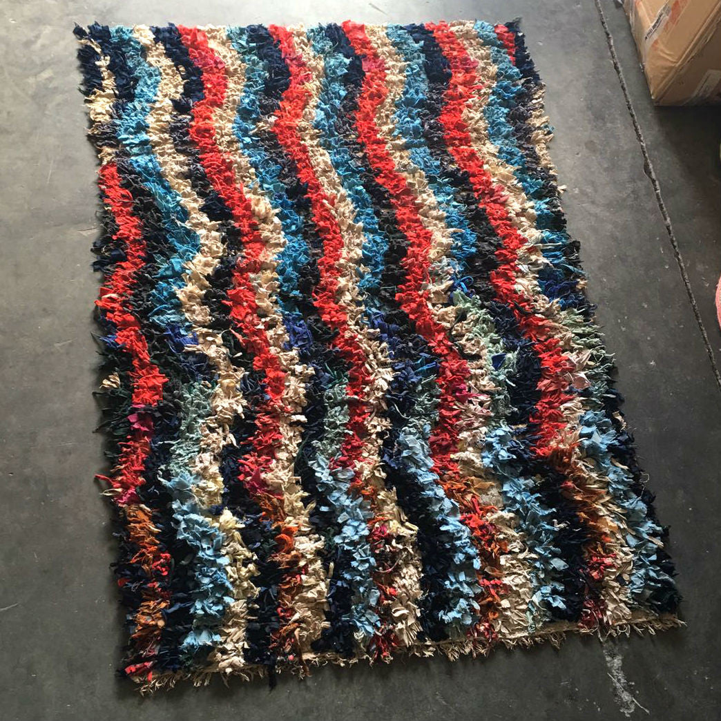 BERRY Moroccan Boucherouite rug