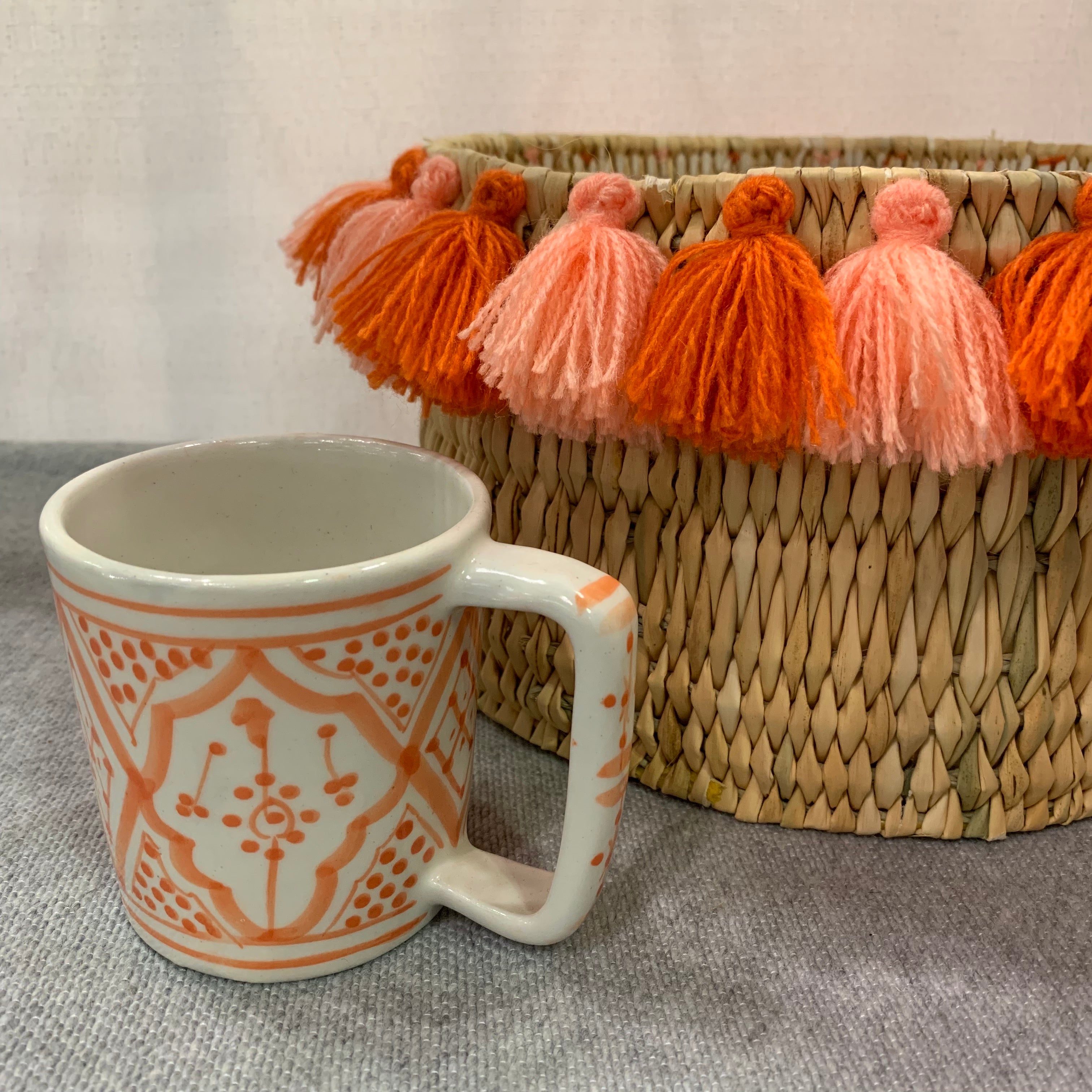 MUG set of 2 ORANGE/YELLOW