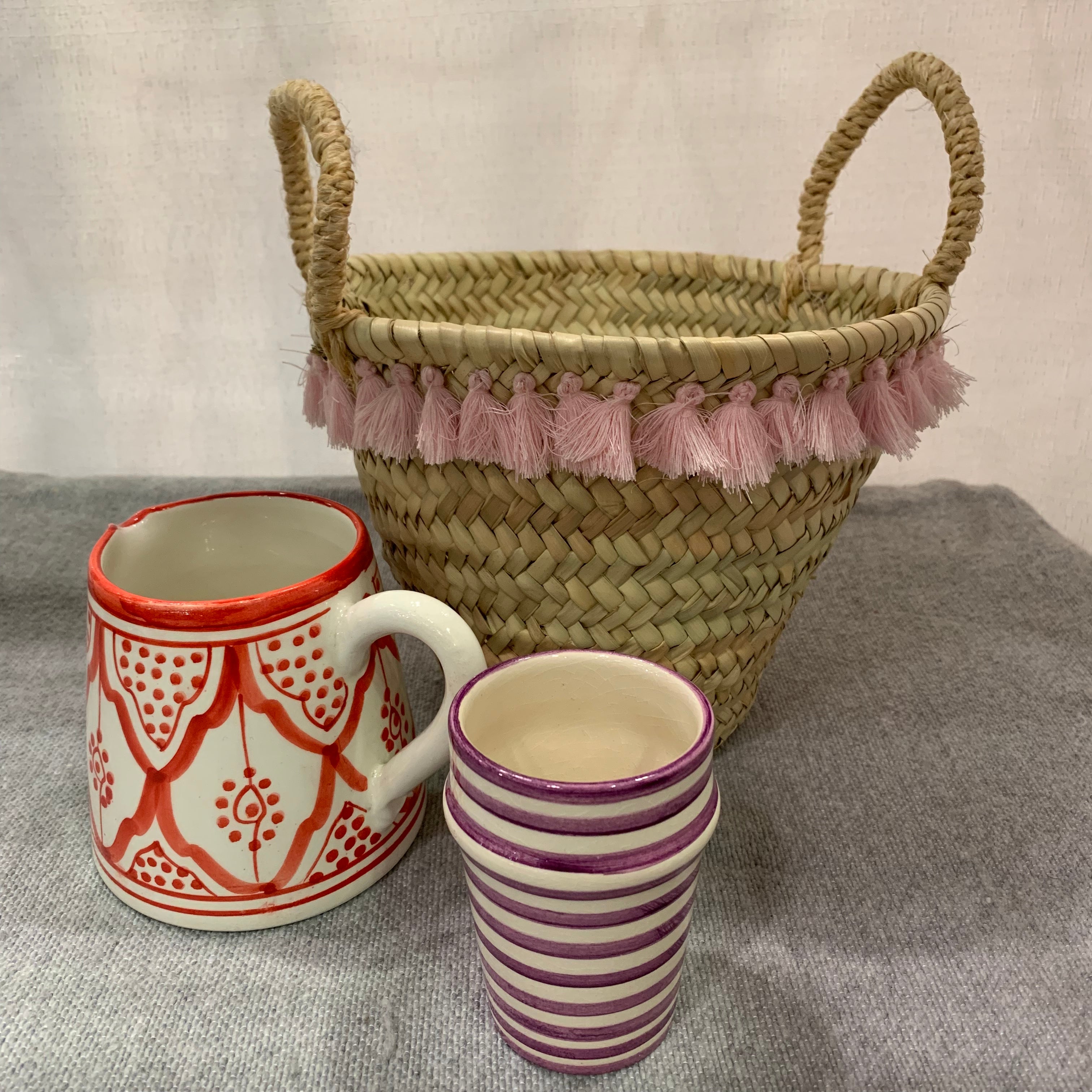MILK pitcher CORAL