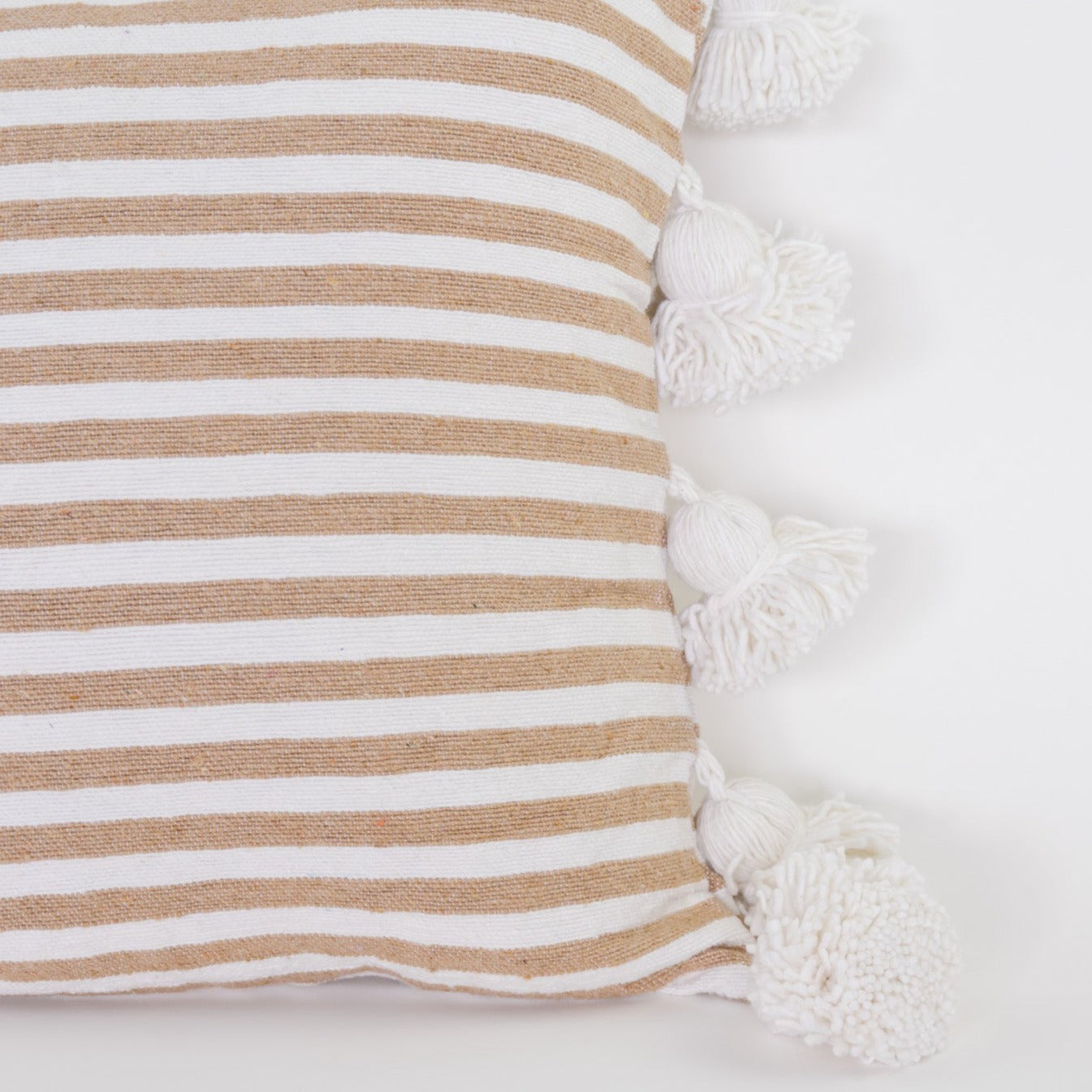LINA pillow cover WHITE/BEIGE/WHITE