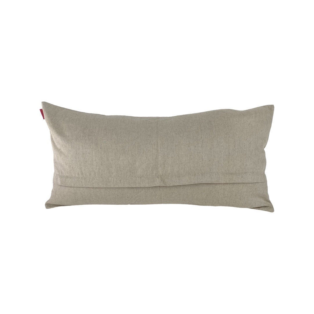 LINEN THROW PILLOW California Palms Lumbar