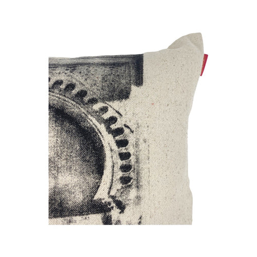 LINEN THROW PILLOW moroccan door Square
