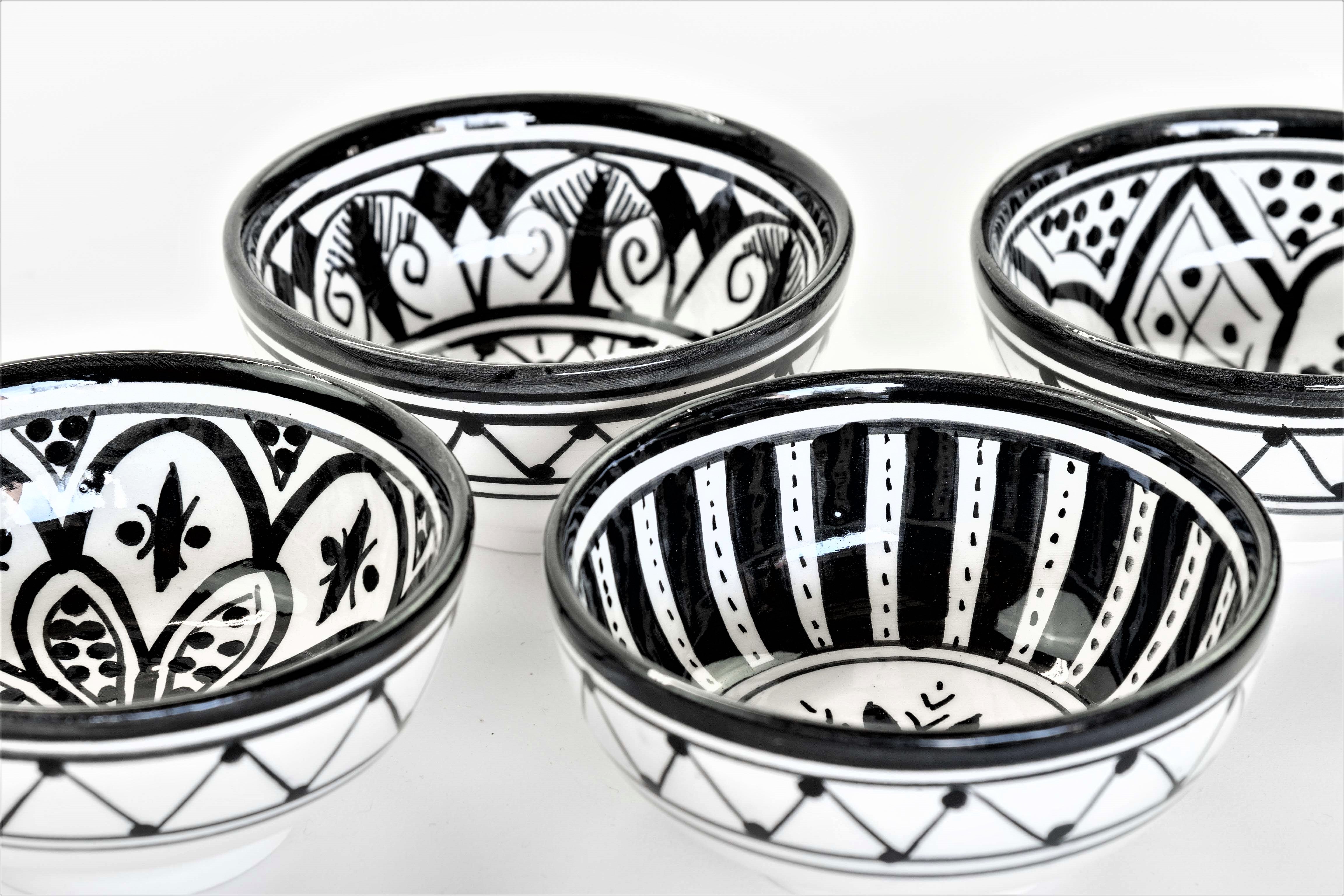 SAFI TAPAS bowl set of 4-BLACK