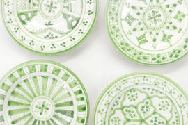 SAFI APPETIZER plates set of 4 CELADON
