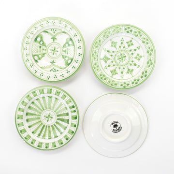 SAFI APPETIZER plates set of 4 CELADON