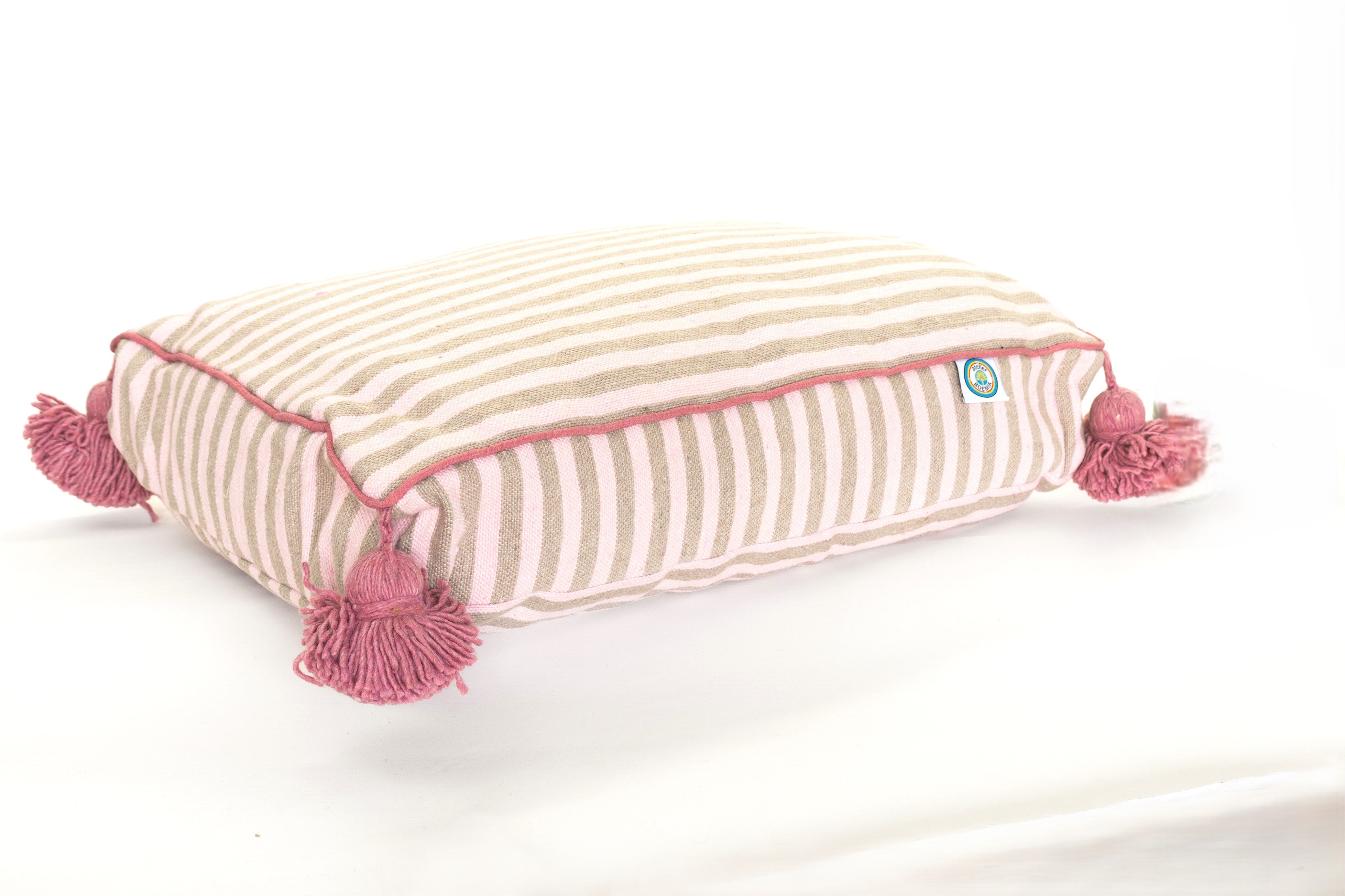 MARTHA PET BED small BLUSH/TAUPE/BERRY