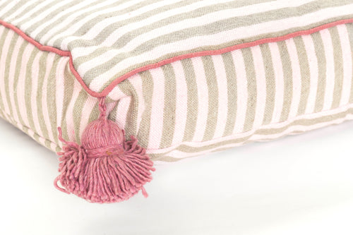 MARTHA PET BED small BLUSH/TAUPE/BERRY