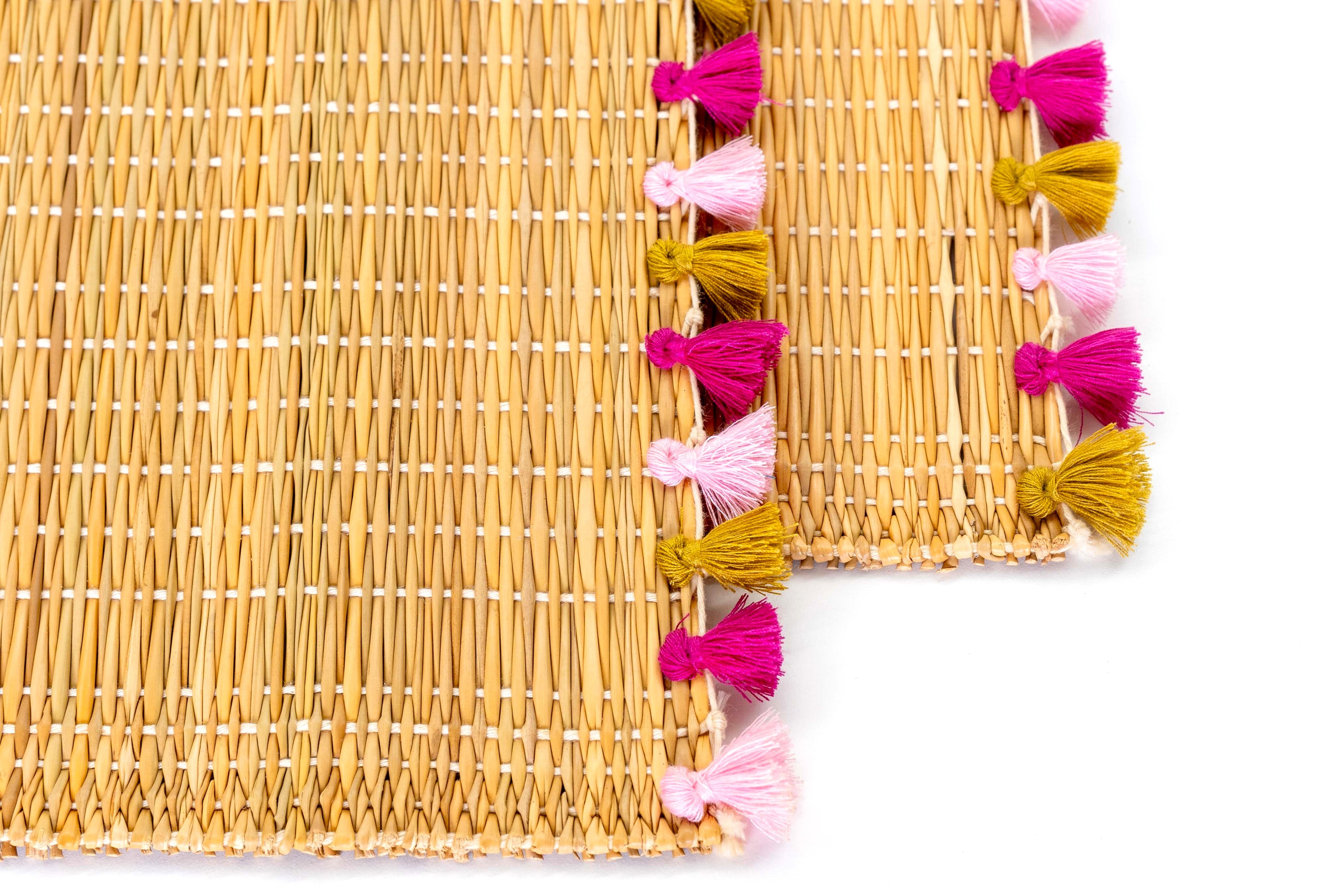 LOLA placemat with tassels OJAI-SET OF 2