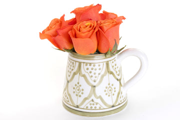 MILK pitcher OLIVE