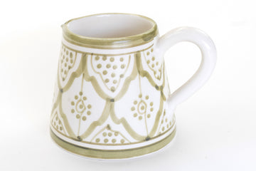 MILK pitcher OLIVE