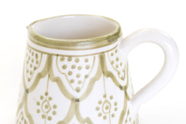 MILK pitcher OLIVE