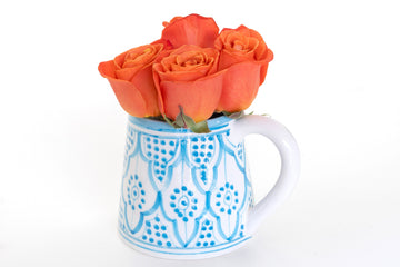 MILK pitcher TURQUOISE