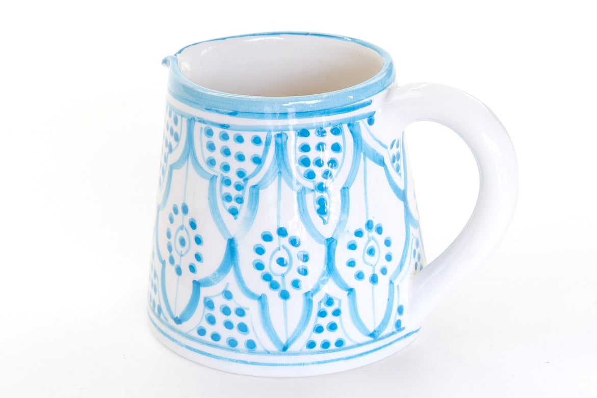 MILK pitcher TURQUOISE