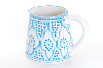 MILK pitcher TURQUOISE