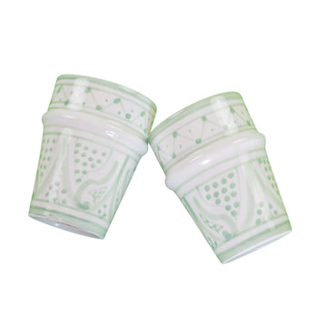SAFI BELL & DEE cups set of 2 CELADON