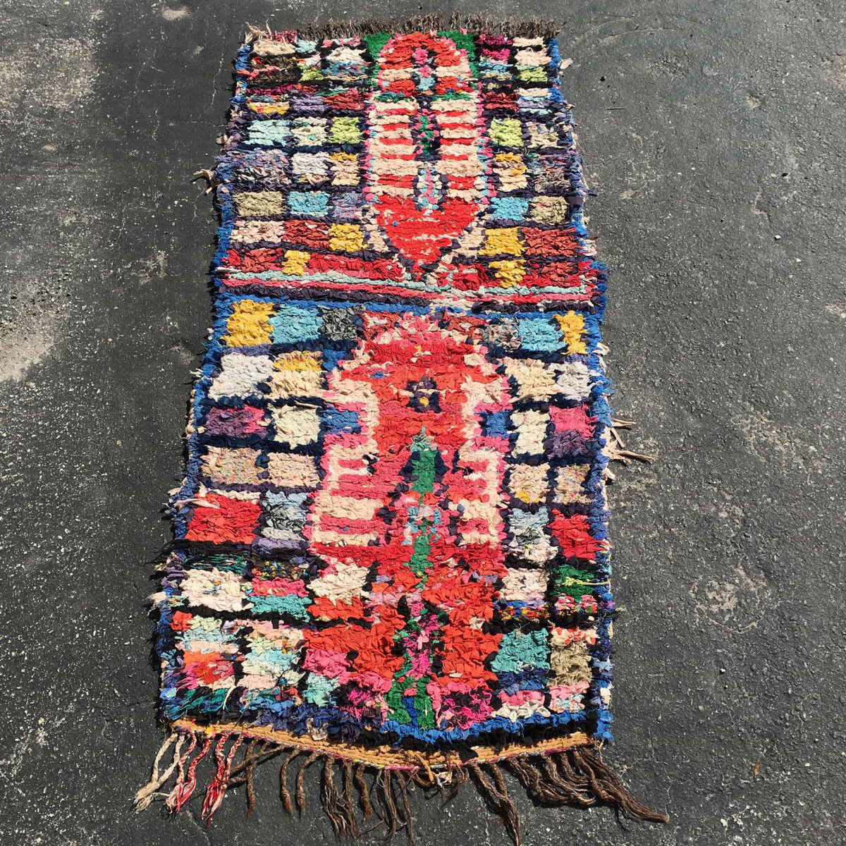 HARRISON Moroccan Boucherouite rug