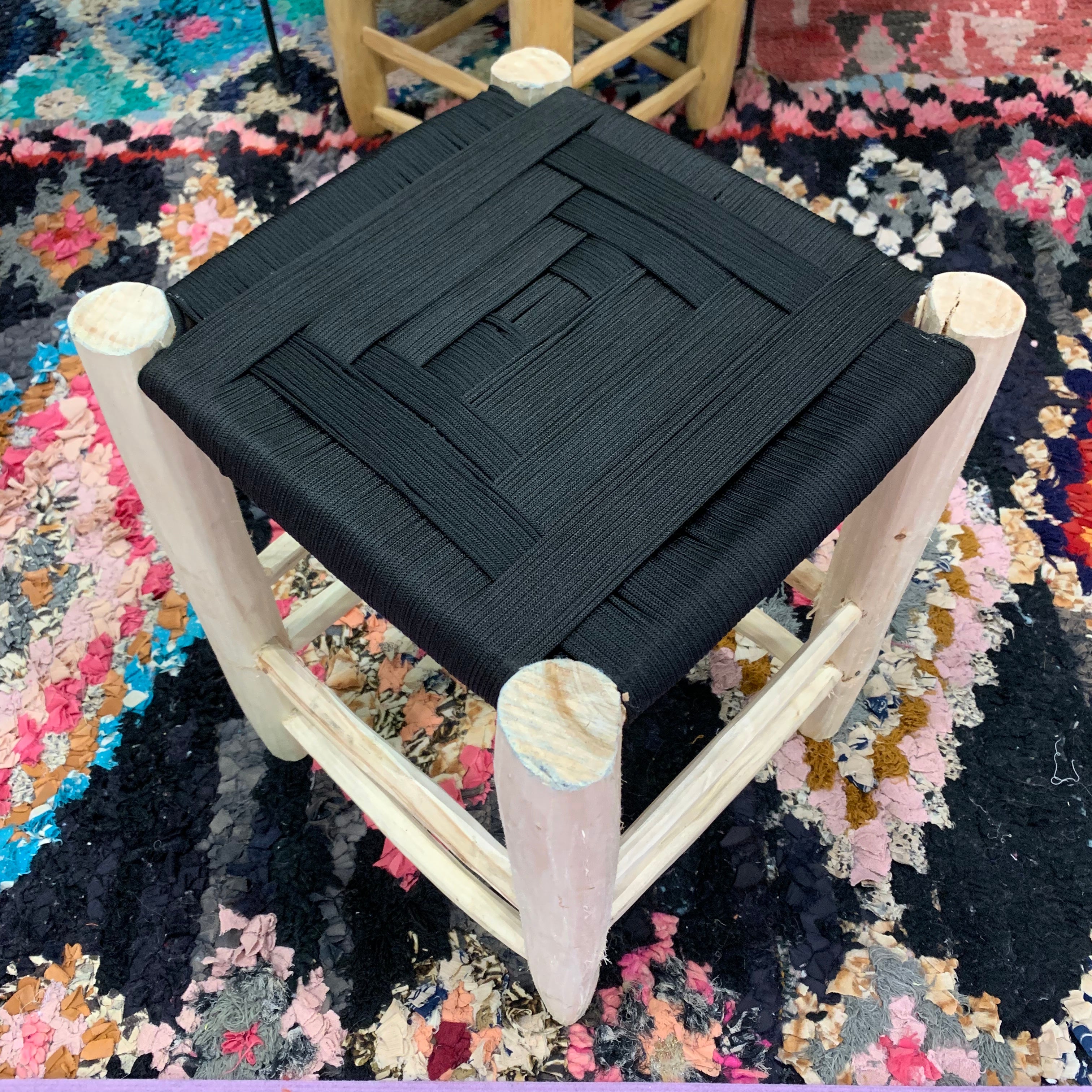 PEARL stool BLACK