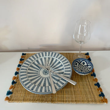 SAFI DINNER plates set of 4 GRAY