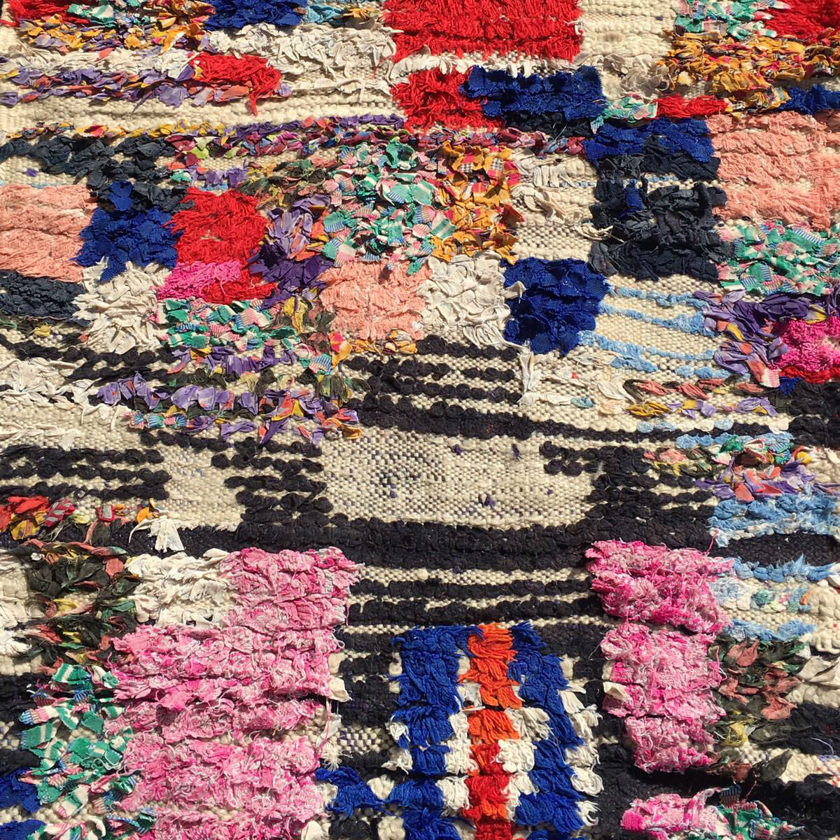JIMI Moroccan Boucherouite rug