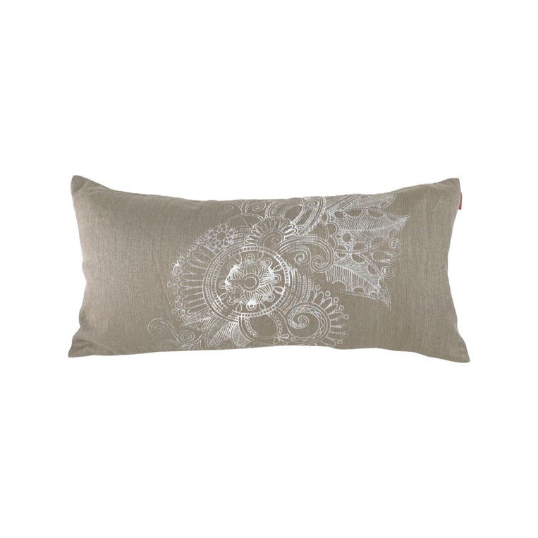 LINEN THROW PILLOW Filigree Lumbar