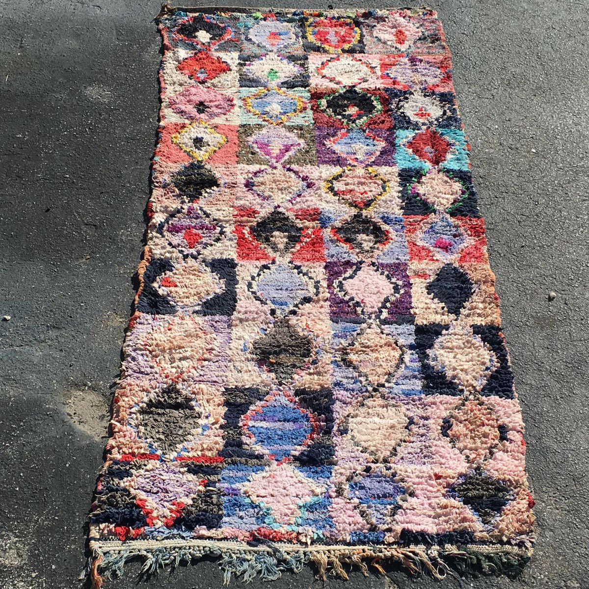 STEVIE Moroccan Boucherouite rug