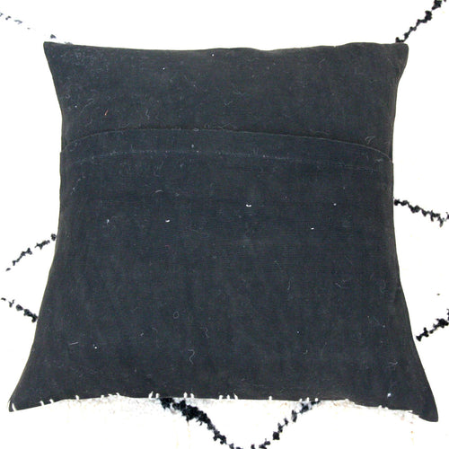 DOTS MUDCLOTH pillow cover BLACK 24"