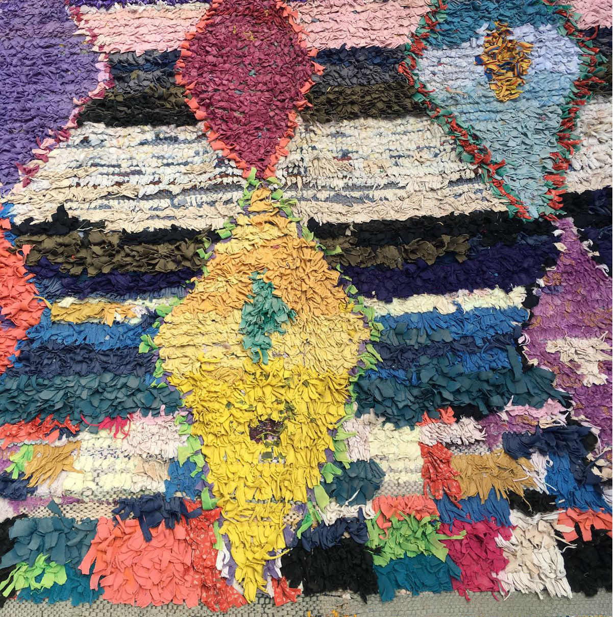 CHRISSIE Moroccan Boucherouite rug