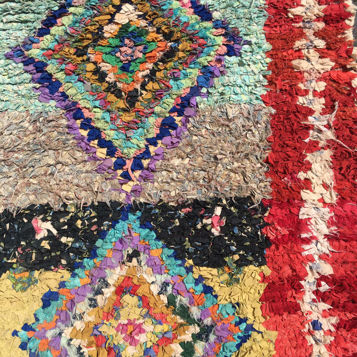 GWEN Moroccan Boucherouite rug