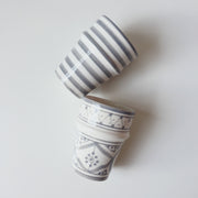 SAFI BELL & DEE cups set of 2 GRAY