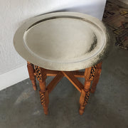 FREDDIE folding table NICKEL