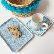 APPETIZER TRAY small TURQUOISE