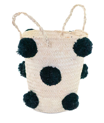 OTHELLO pompom basket BLACK