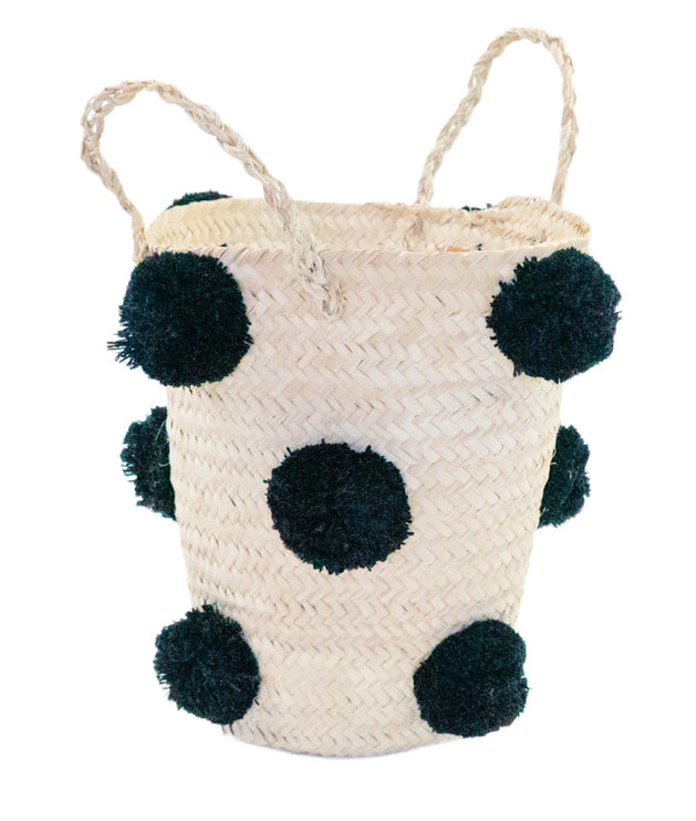 OTHELLO pompom basket BLACK