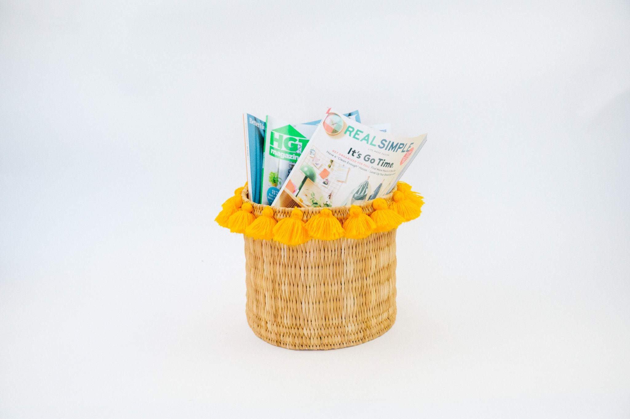 SEVERINE basket with tassels- large MANGO